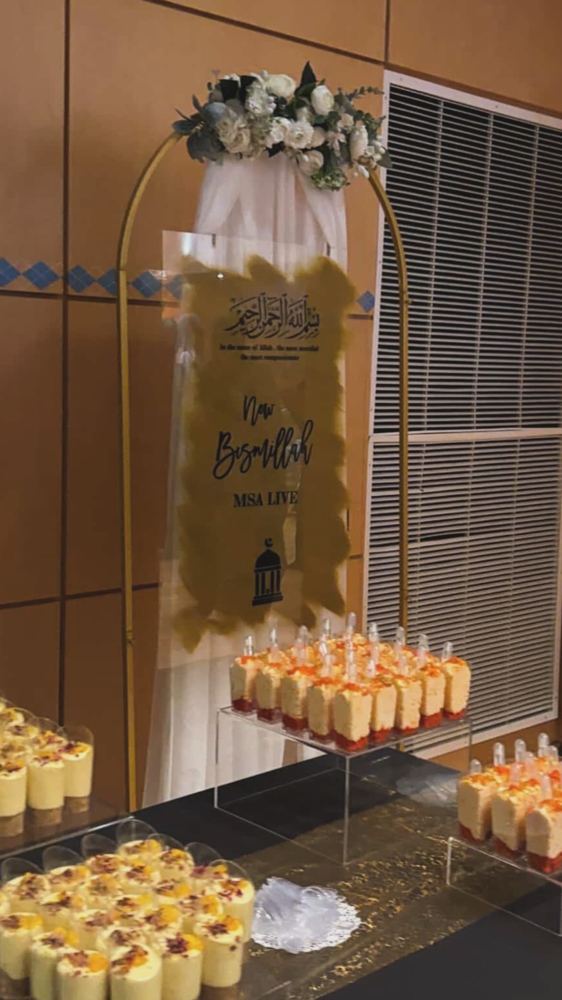 Dessert cups at UNC MSA Live